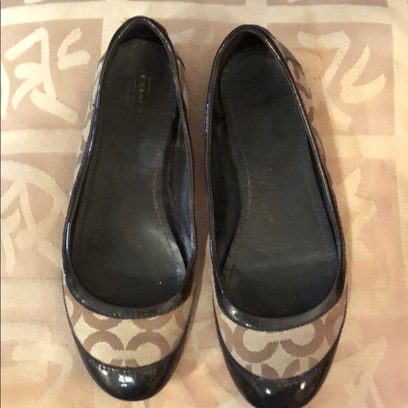 COACH flats size 8 - Picture 2 of 4